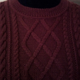 Женский джемпер "Сливовая радость"