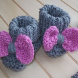 Комплект для младенца из полушерсти