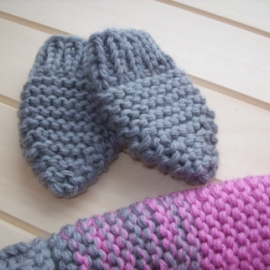 Комплект для младенца из полушерсти