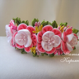 Ободок для волос "Весна"