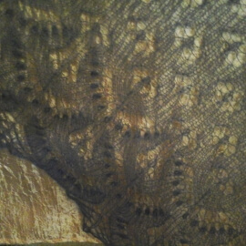 Шаль "Филигрань" из Итальянского мохера