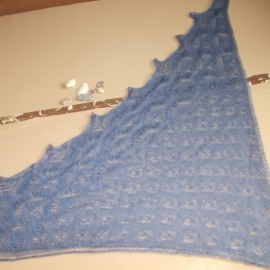 Шаль "Филигрань" из Итальянского мохера