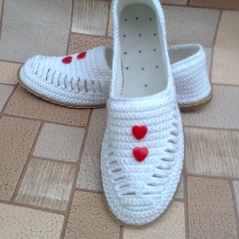 Балетки " Сердечные"