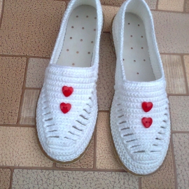 Балетки " Сердечные"