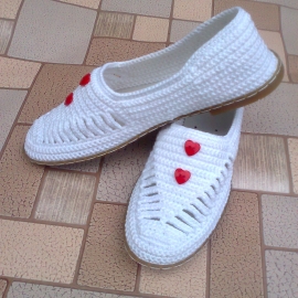 Балетки " Сердечные"