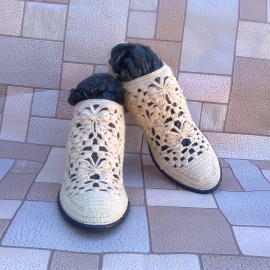 Летние ботинки " Ажур"