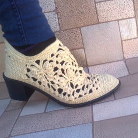 Летние ботинки " Ажур"