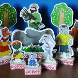 Настольный театр "Рукавичка", летний вариант