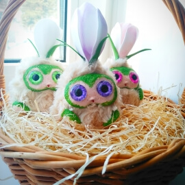 Авторские игрушки " Малыши-крокусы"