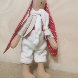 новогодний тильда Зайка