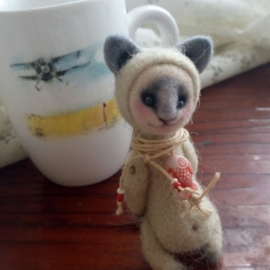 Интерьерная кукла Кот Хитрюга