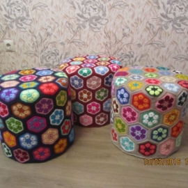 БАНКЕТКА "РАДУЖНЫЕ МОТИВЫ"