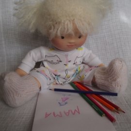 Куколка по вальдорфским мотивам 39см