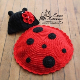 Костюм "Божья коровка" для фотосессии новорожденных