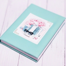 Блокнот в стиле Тиффани с цветными страницами