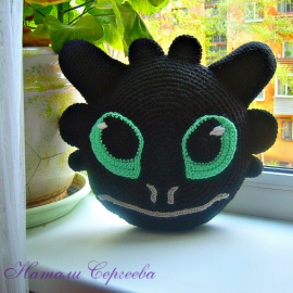 Подушка-игрушка Дракон Беззубик