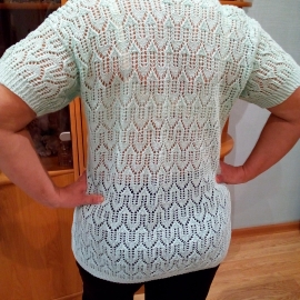 Летняя ажурная кофточка