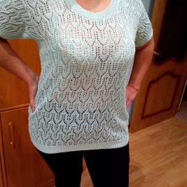 Летняя ажурная кофточка