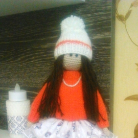 Интерьерная кукла в стиле "Тильда"