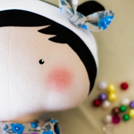 Текстильная куколка Милашка