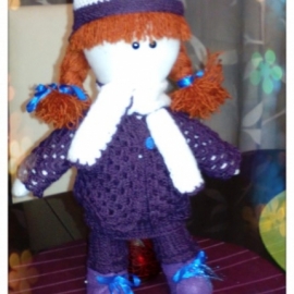 Куколка в бордо.