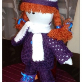 Куколка в бордо.