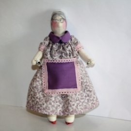 Кукла тильда ручной работы «Бабушка»