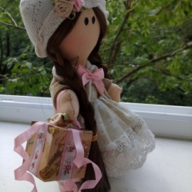 авторская интерьерная кукла для души