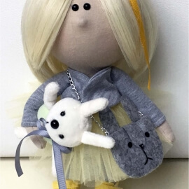Интерьерная кукла Стеша