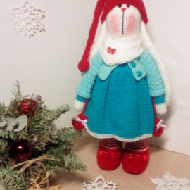 Зайка Тильда "Брусничка"