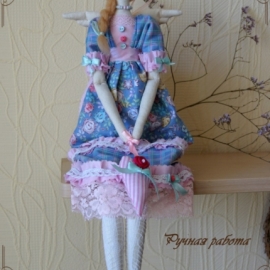 Кукла Тильда ангел "Зефирка"