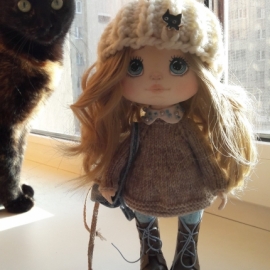 Кукла текстильная