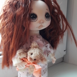 Кукла текстильная