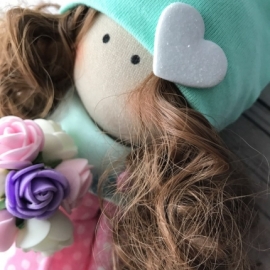 Интерьерная кукла Кудряшка