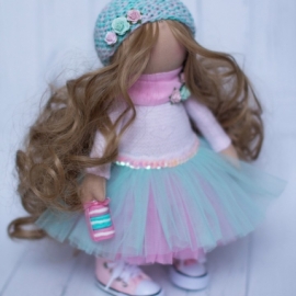 Интерьерная куколка ручной работы