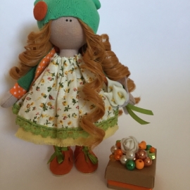 Интерьерная кукла бабочка