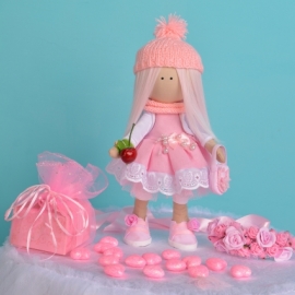 Авторская интерьерная кукла Вишенка