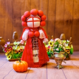 Кукла "Кубанская невеста", или "Вишенка"