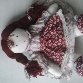 Мягкая кукла ручной работы