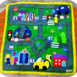Развивающий коврик "Дорога"