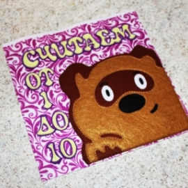 Развивающая книжка из ткани и фетра