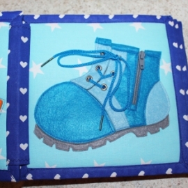 Книга из ткани и фетра "Именная"