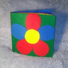 Большая развивающая книжка из фетра!