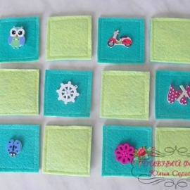 Игра из фетра "Мемори"