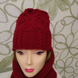 Комплект шапка + снуд