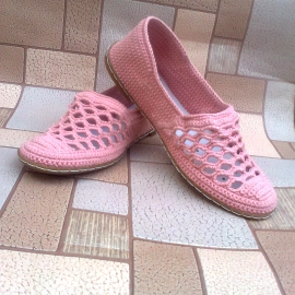 Балетки "Пудра"