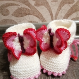 ПИНЕТКИ БАБОЧКИ БЕЛЫЕ