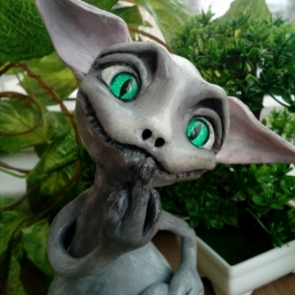 Скромный кот