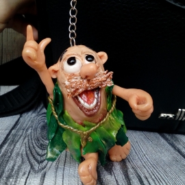 брелок - весёлый островитянин