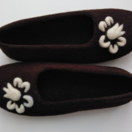 Валяные тапочки